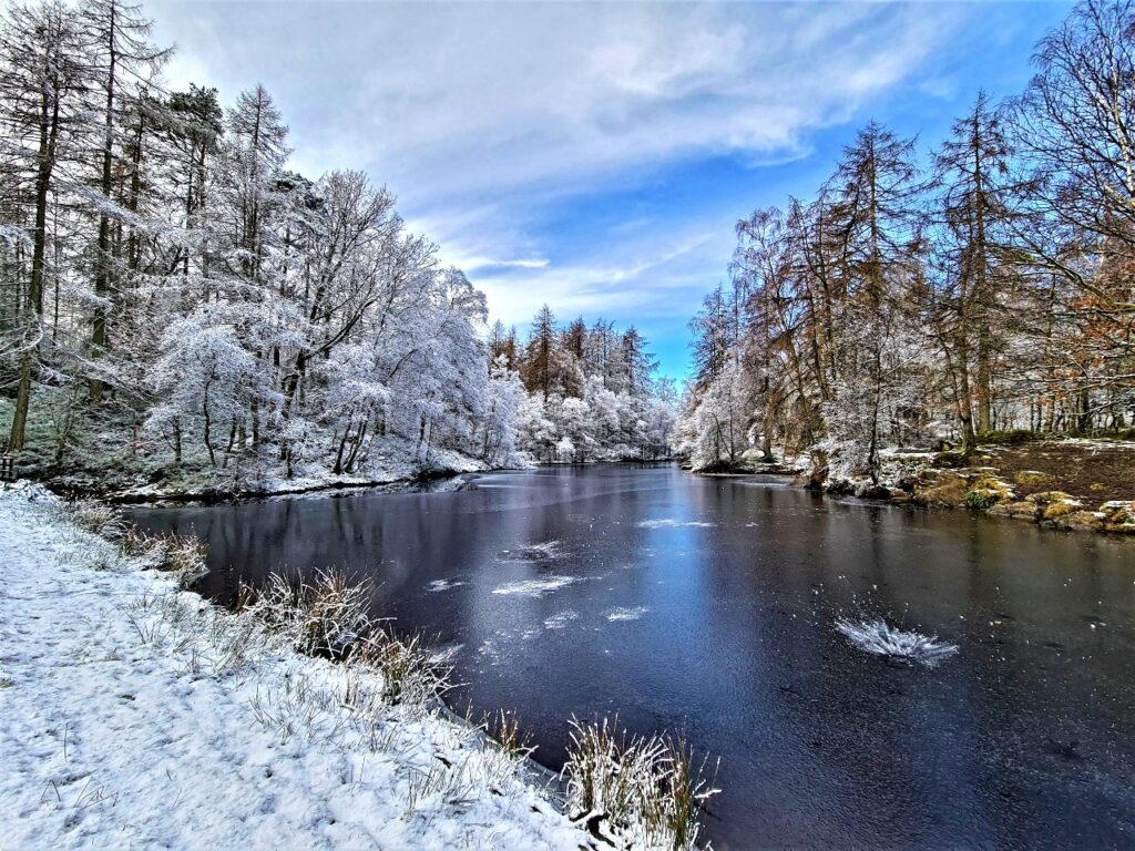 High Dam in Winter